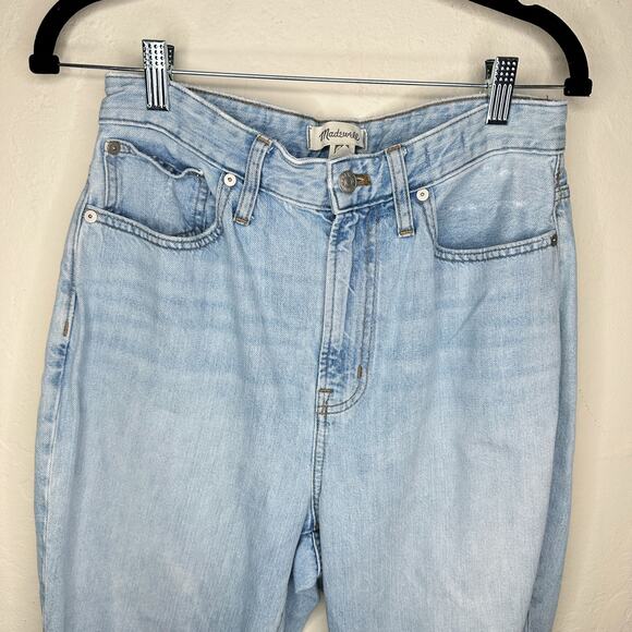 Madewell The Curvy Perfect Vintage Fitzgerald Light Wash Denim High Rise Jeans - Picture 5 of 16